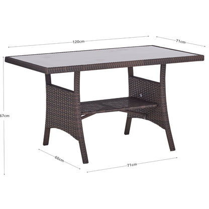 ANGEBOT: Polyrattan Gartensitzgruppe, 5-7 Personen, Serie PONZA