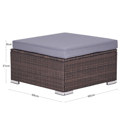 ANGEBOT: Polyrattan Gartensitzgruppe, 3-4 Personen, Serie ELBA