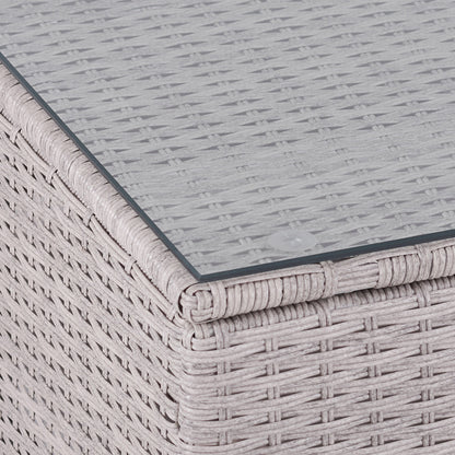 Polyrattan Garten-lounge komplett-Set Sylt