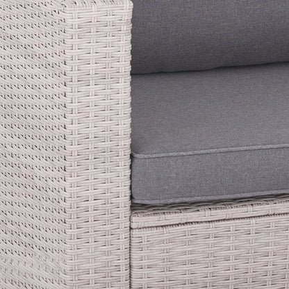 Polyrattan Garten-lounge komplett-Set Sylt
