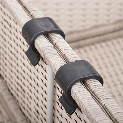 Polyrattan Garten-lounge komplett-Set Sylt